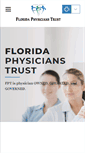 Mobile Screenshot of flphysicianstrust.org